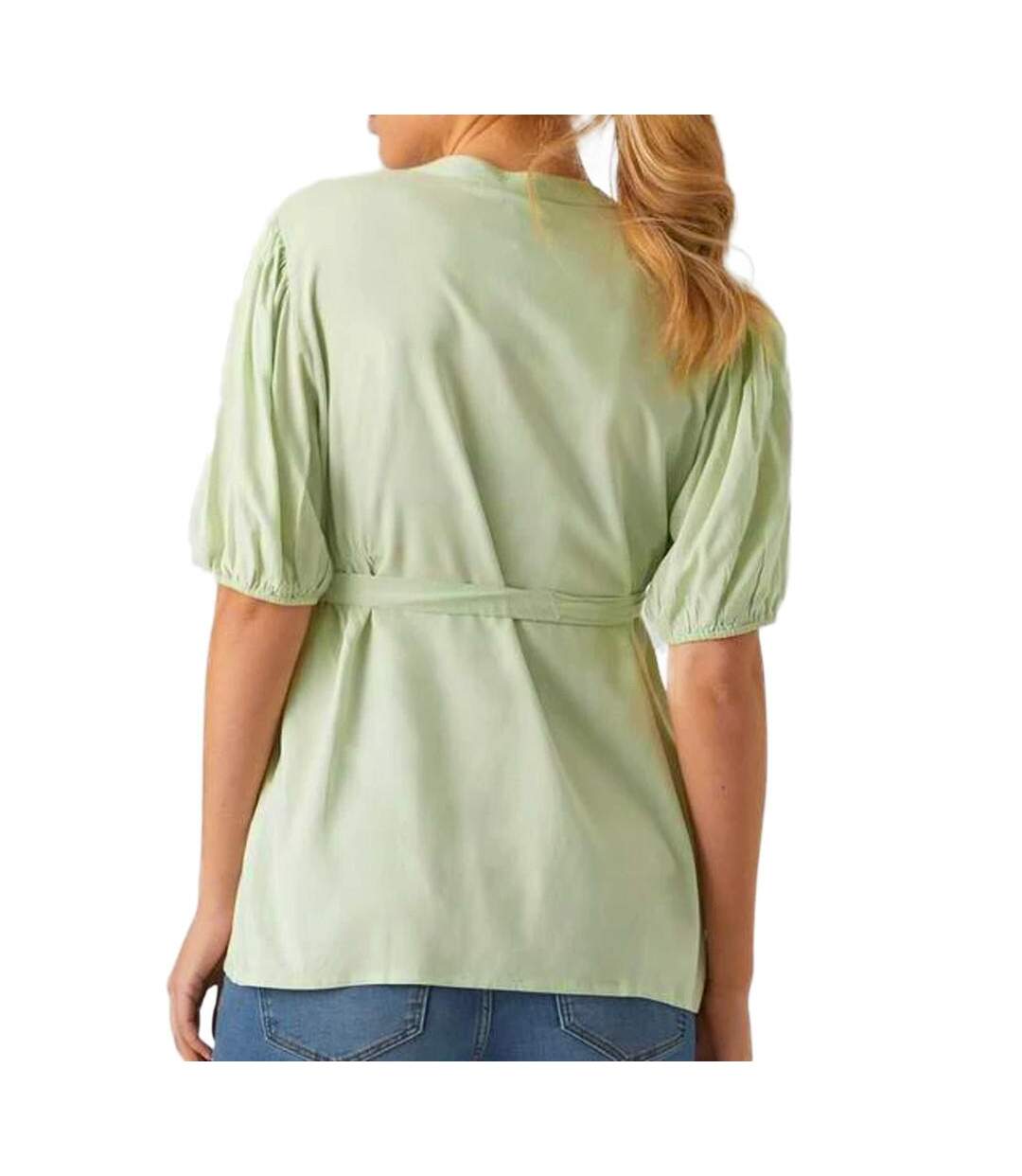 Blouse de grossesse verte femme mamalicious mercy lia-2