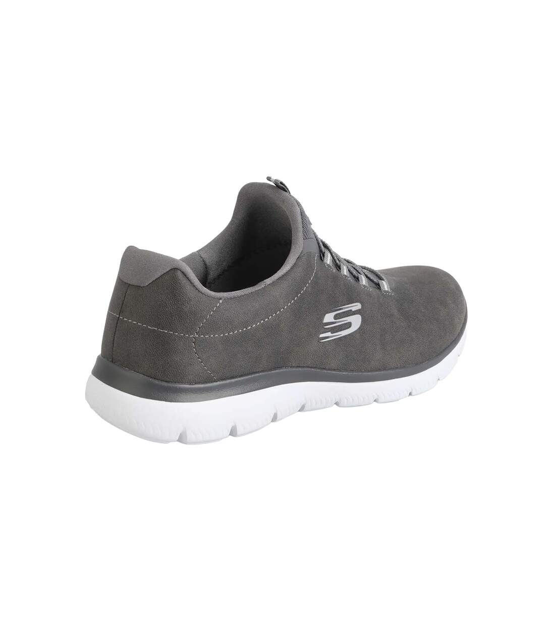 Womens/ladies summits itz bazik trainers charcoal Skechers-2