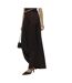 Pantalon fluide marron satiné femme vero moda charm-1
