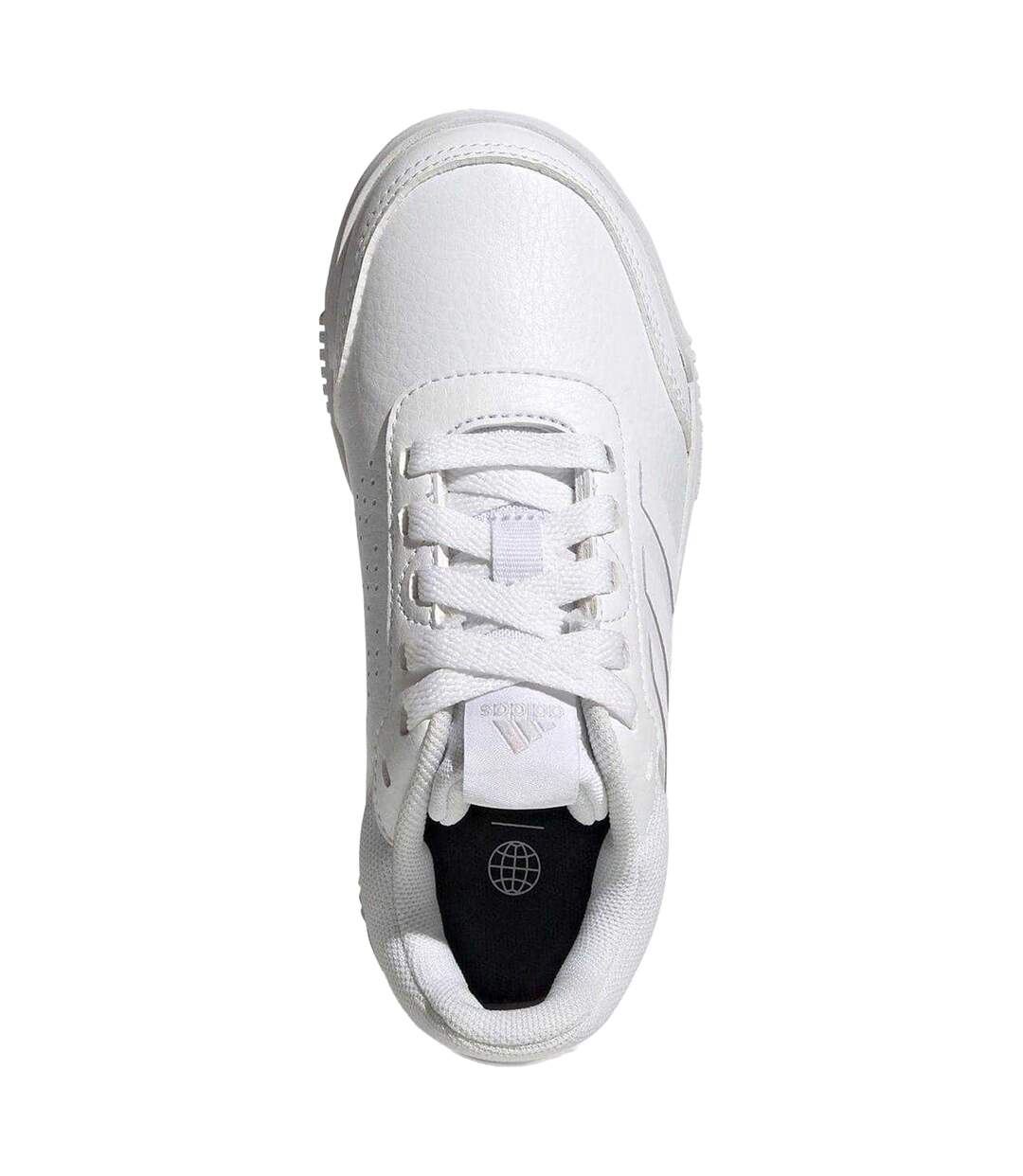 Boys Tensaur 3 Leather Trainers White Adidas-4