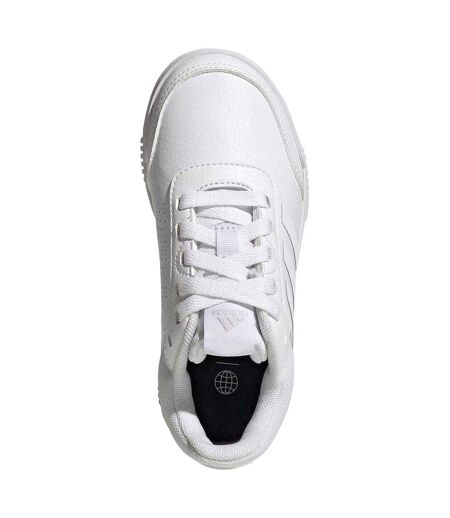 Boys Tensaur 3 Leather Trainers White Adidas