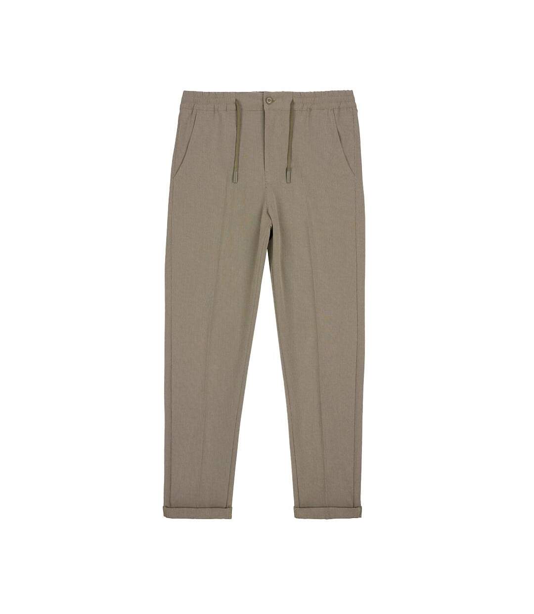 Pantalon fluide Kaki Homme Teddy Smith Pywan - L-1