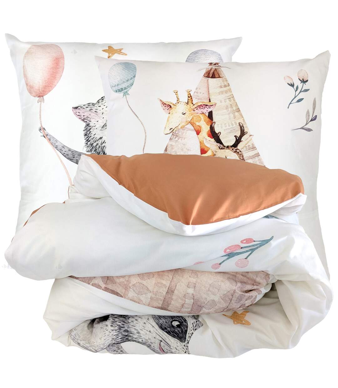 Parure de lit percale de coton TIPI-2