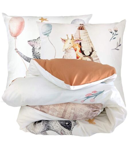 Parure de lit percale de coton TIPI