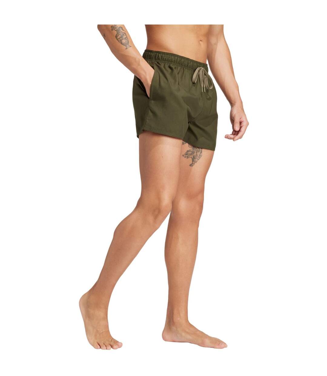 Short De Bain Essentials Homme Vert Adidas-4
