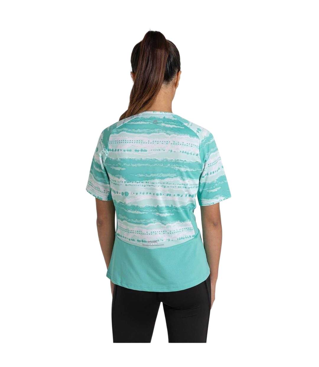 T-shirt Motif/style Imprimé Dynamic Pro Femme Turquoise Craghoppers-3