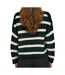 Pull Blanc/Vert à Motifs Femme JDY Stripe Pullover - M