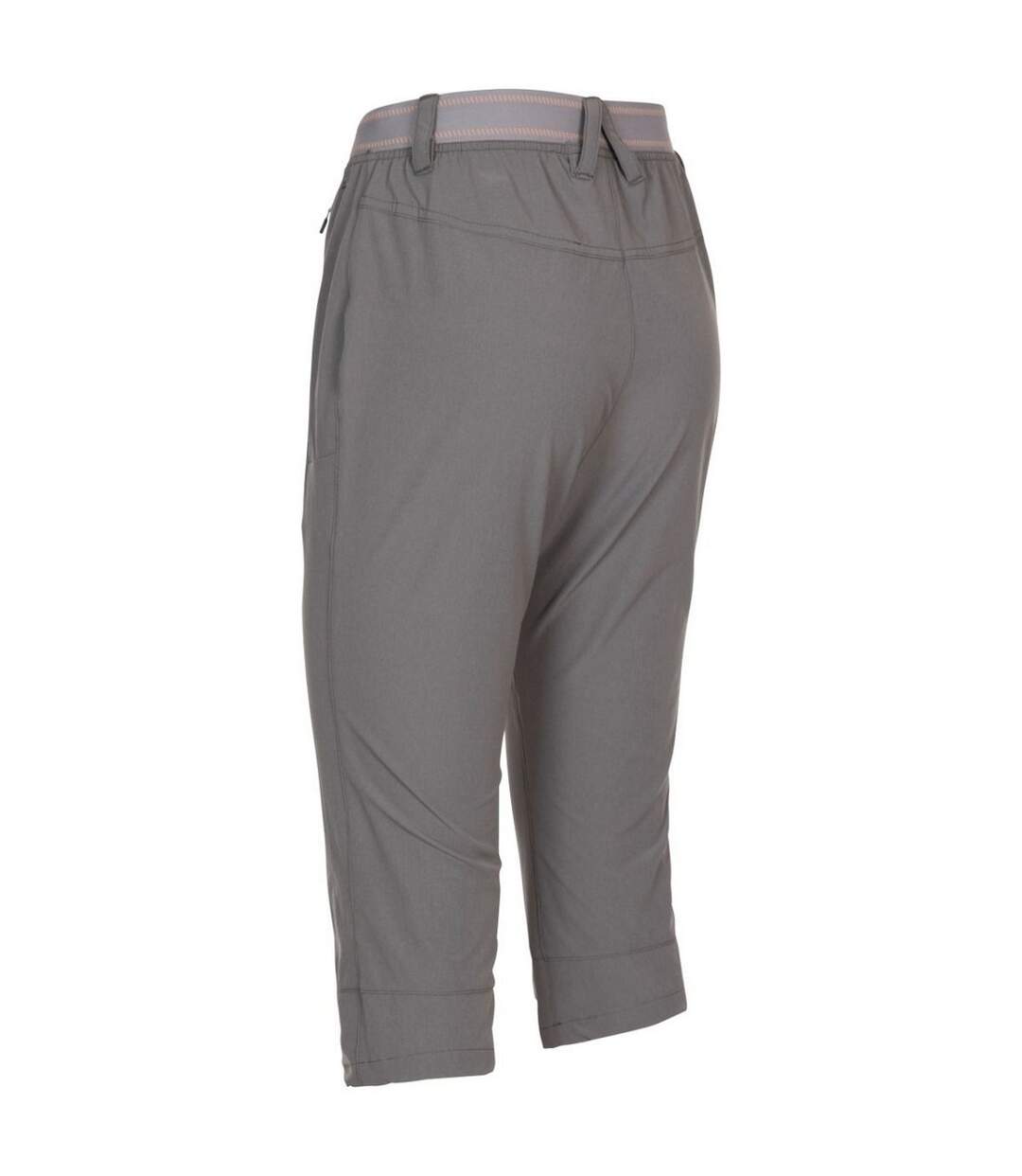 Womens/ladies Grateful 3/4 Shorts Storm Grey Trespass-2
