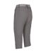 Womens/ladies Grateful 3/4 Shorts Storm Grey Trespass-2