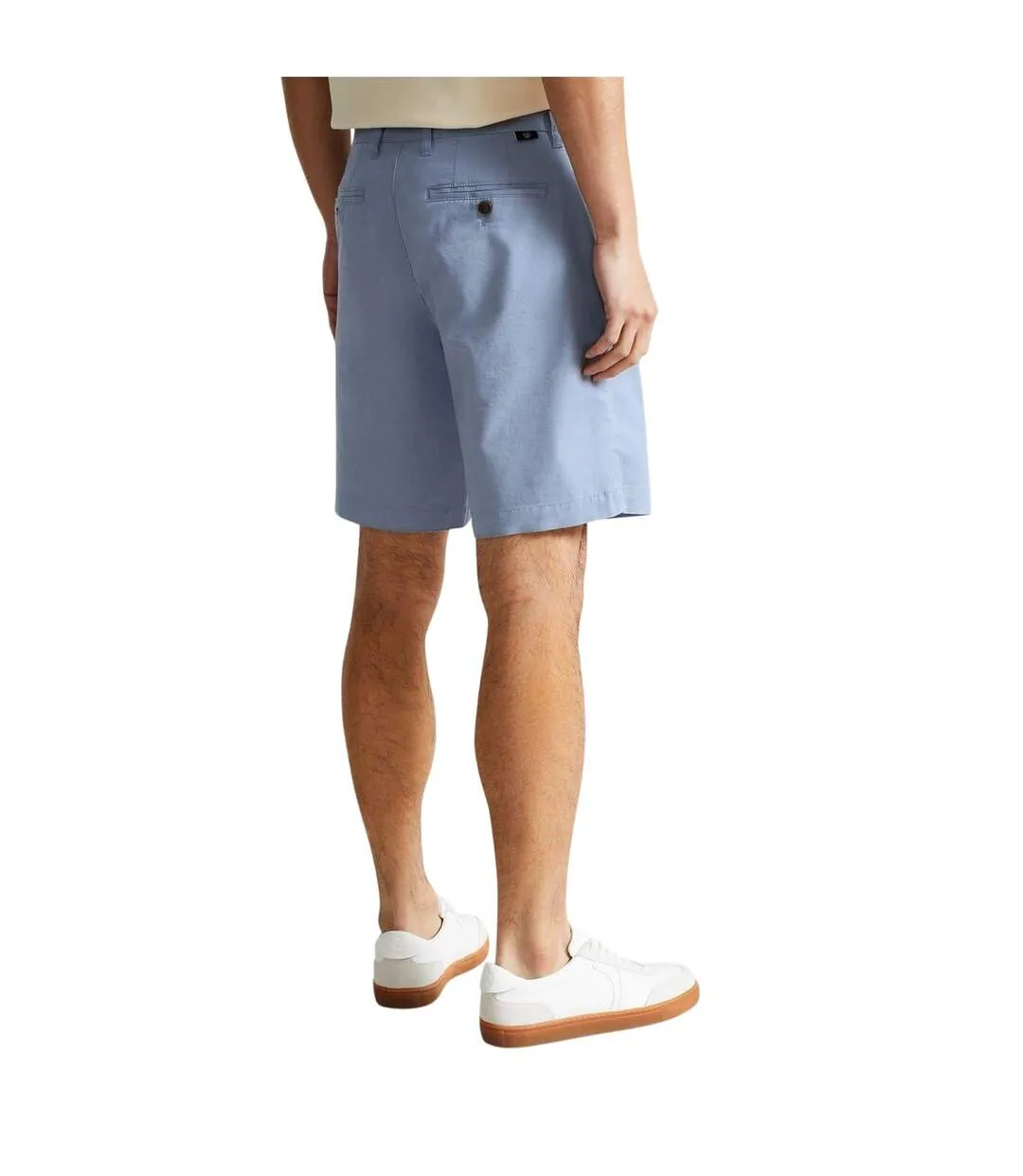 Mens Chino Shorts Mid Blue Ted Baker-3