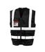 Unisex adult heavy duty security vest black SAFE-GUARD by Result