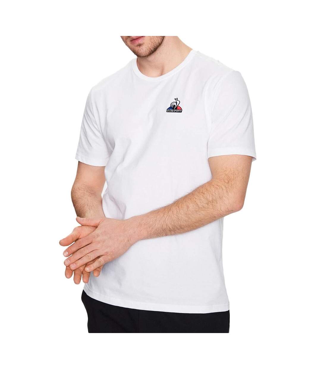 T-shirt Blanc Homme Le Coq Sportif Forez - L-1