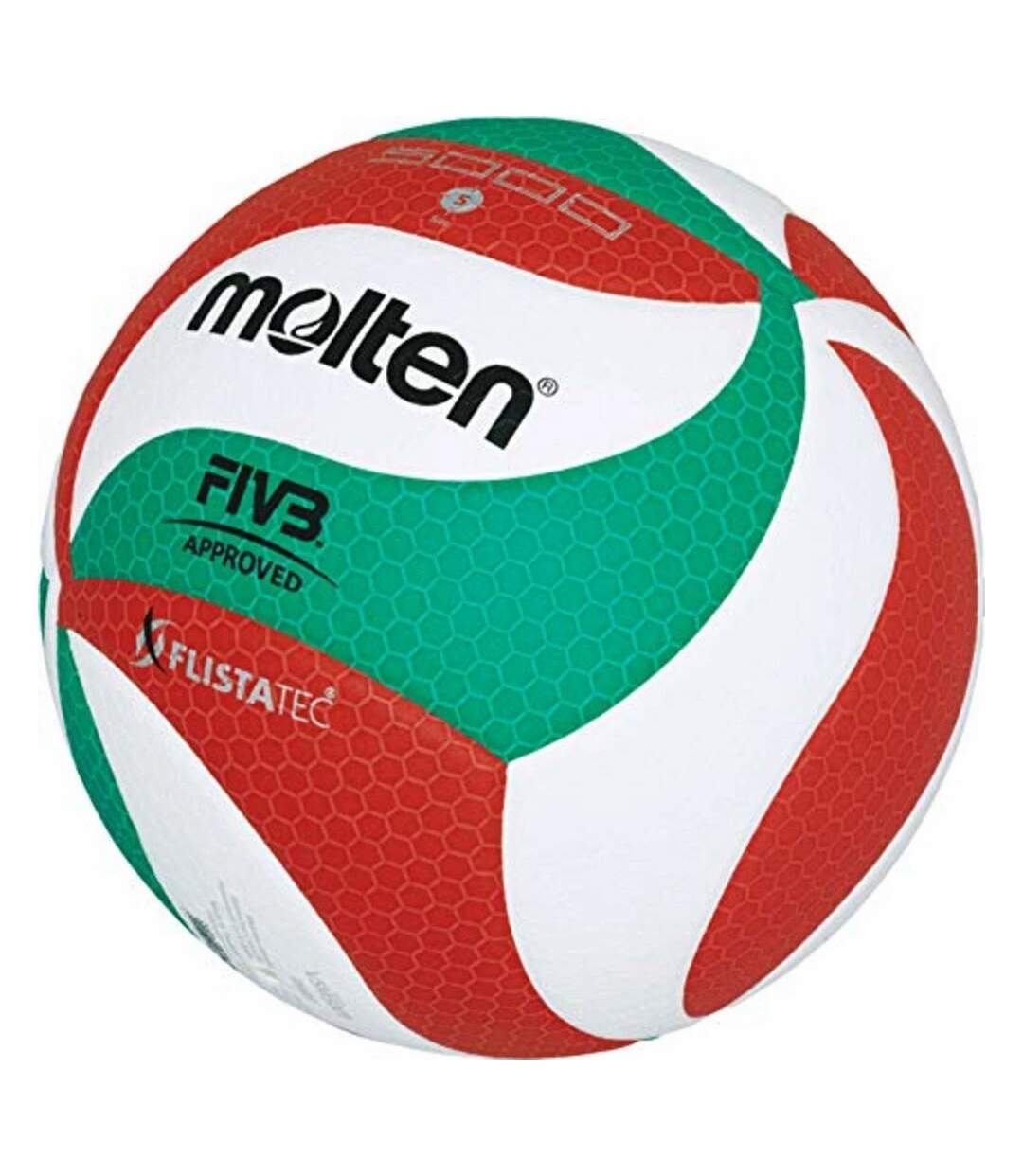 Ballon De Volley-ball V5m5000 Taille 5 Blanc Molten-3