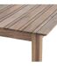 Table de jardin en bois 6 Personnes - L. 160 x H. 75 cm - Beige