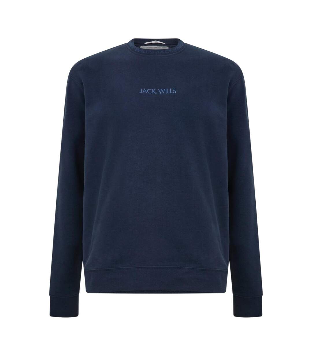 Mens Jacquard Crew Neck Sweatshirt Navy Jack Wills-2