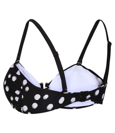 Haut De Maillot De Bain Aceana Femme Noir Blanc Regatta