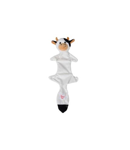 Peluche pour Chien Vache 45cm Noir & Blanc