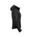 Womens/ladies Melrose Padded Jacket Black Clique-4