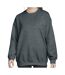 Gildan Mens Heather Crew Neck Sweatshirt (Dark Heather) - UTPC5770