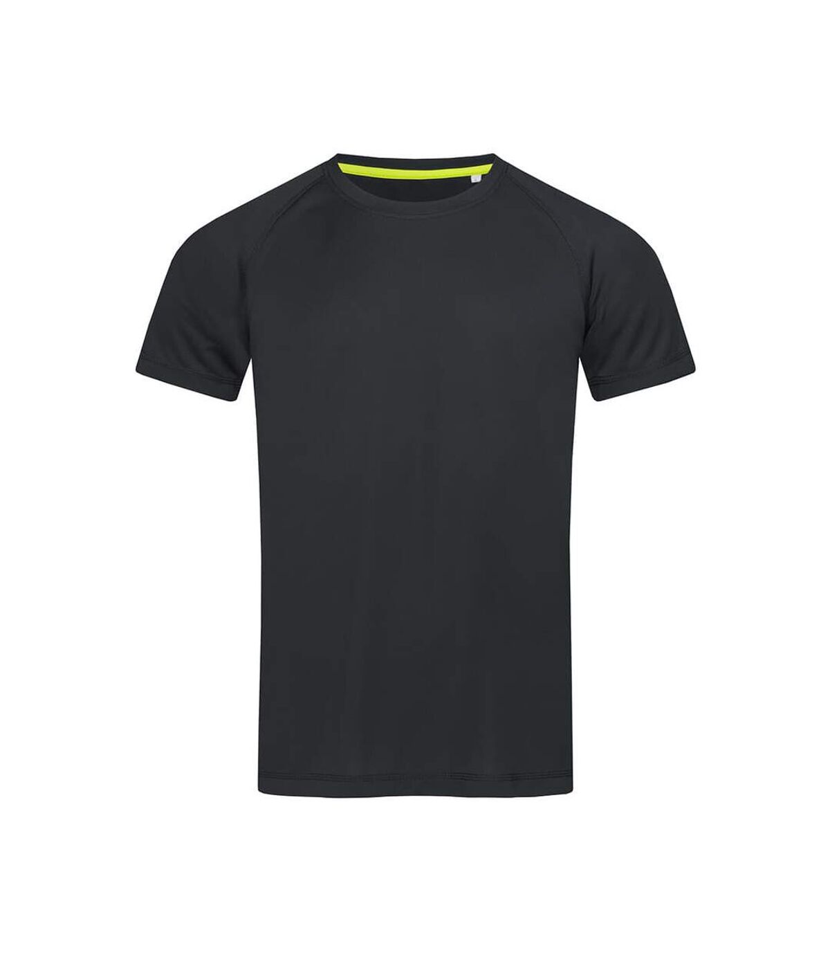 Stedman Mens Active Raglan Mesh T-Shirt (Black Opal)