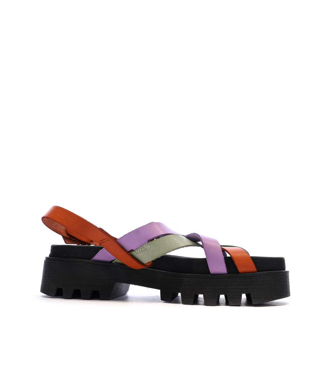 Sandales vert/mauve/rouge femme pare gabia dafne-2
