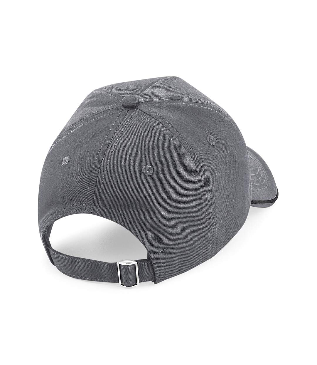 Casquette authentic gris/noir Beechfield-2