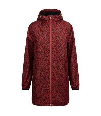 Womens/ladies parched waterproof jacket burnt sienna Trespass