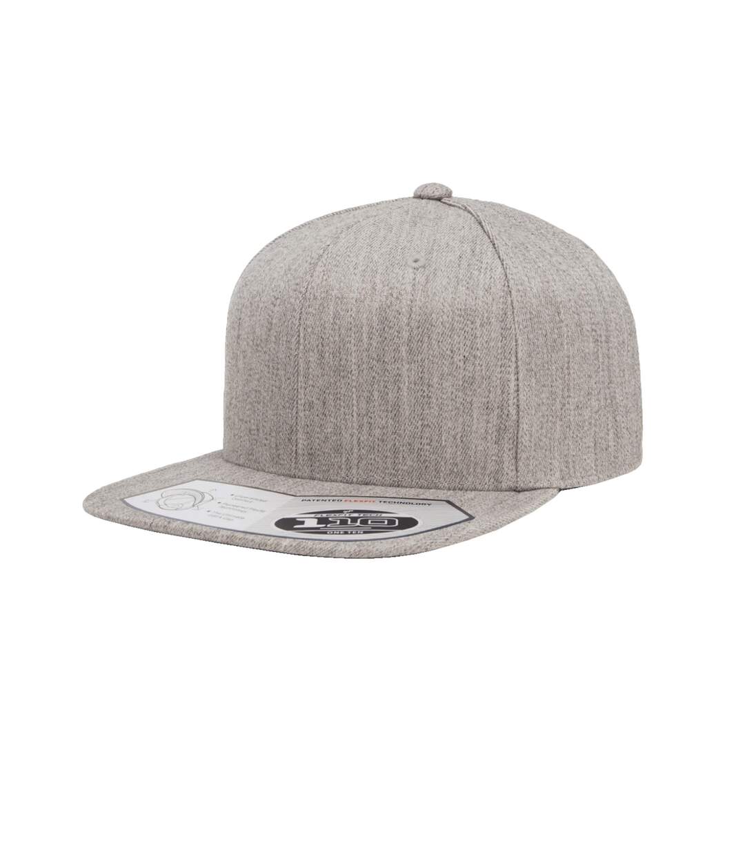 Flexfit 110 casquette adulte unisexe gris chiné Yupoong-1