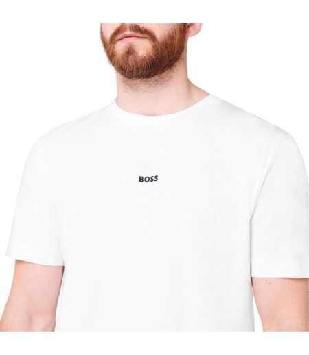Mens Tchup Logo Oversized T-shirt White Boss