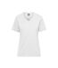 T-shirt Bio Workwear Femme Blanc James And Nicholson-1