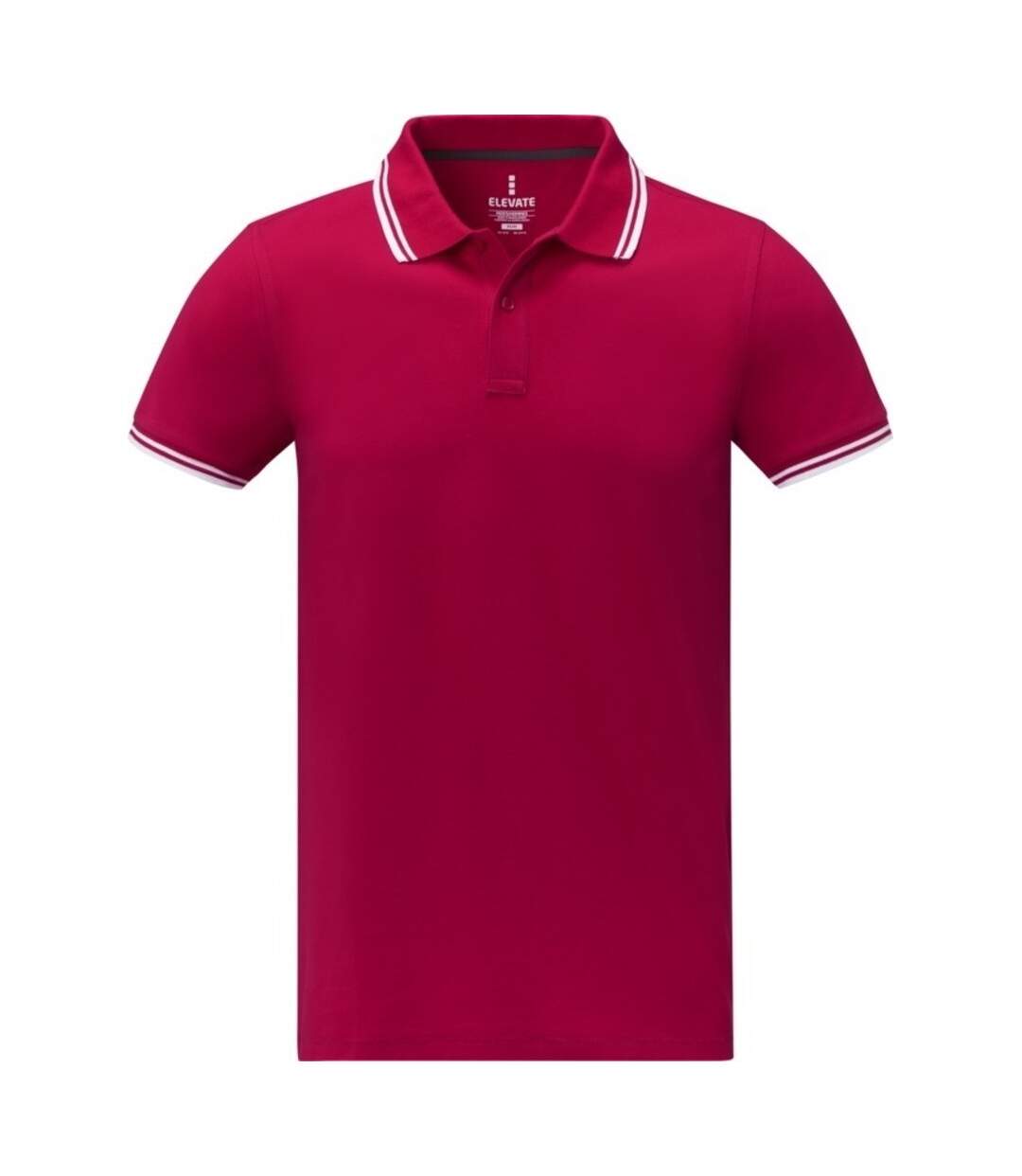 Mens amarago short-sleeved polo shirt red Elevate