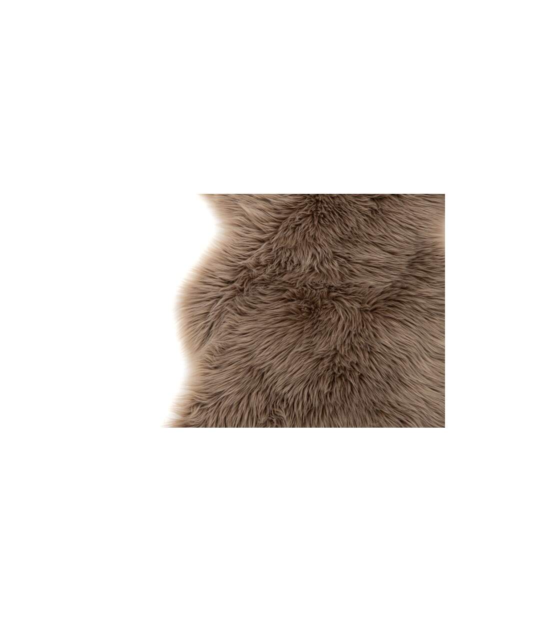 Tapis Imitation Fourrure Katy 60x90cm Marron-2