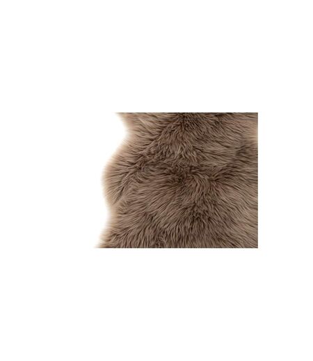 Tapis Imitation Fourrure Katy 60x90cm Marron