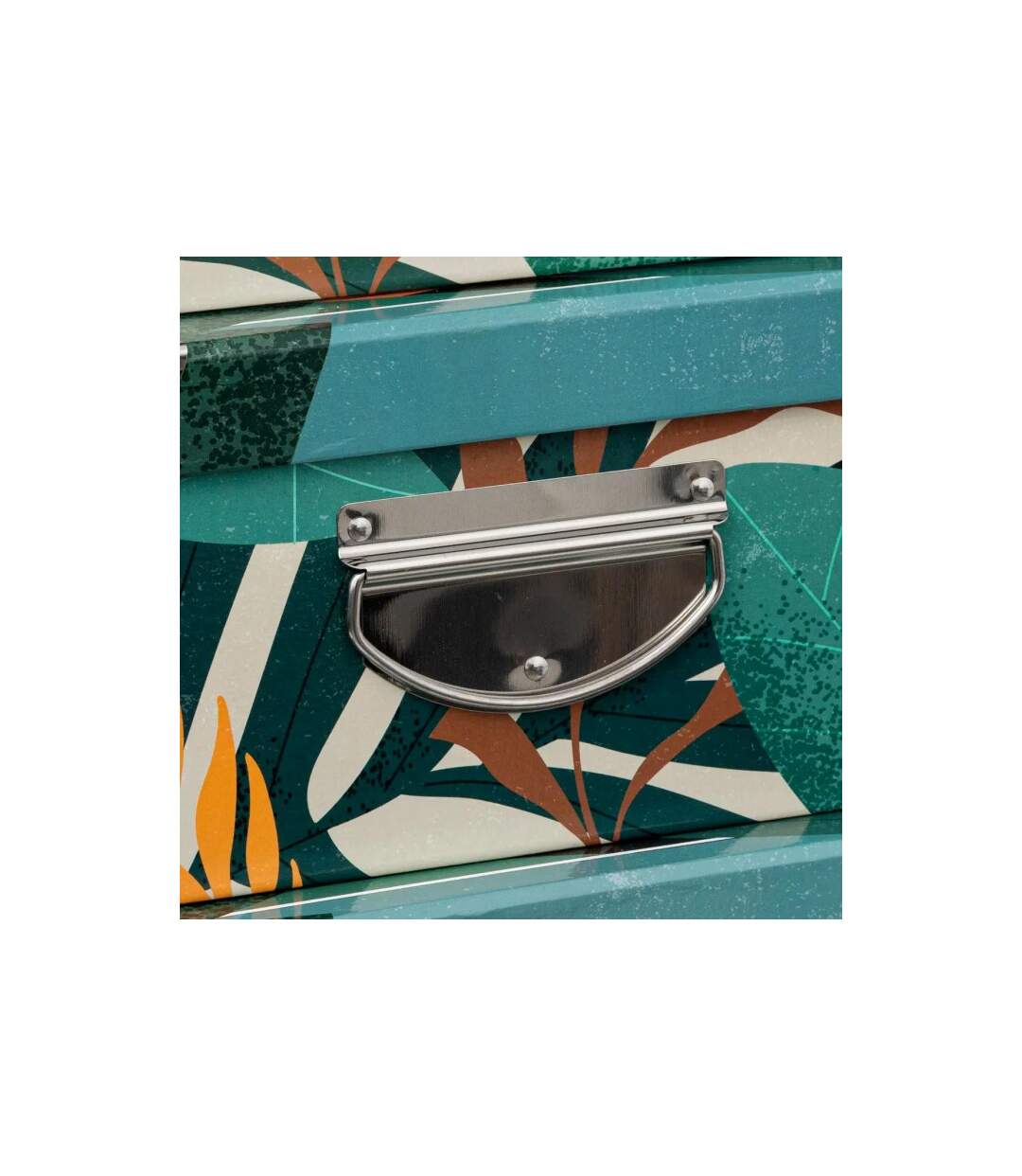 Lot de 6 Boîtes de Rangement Tropic 48cm Vert-2