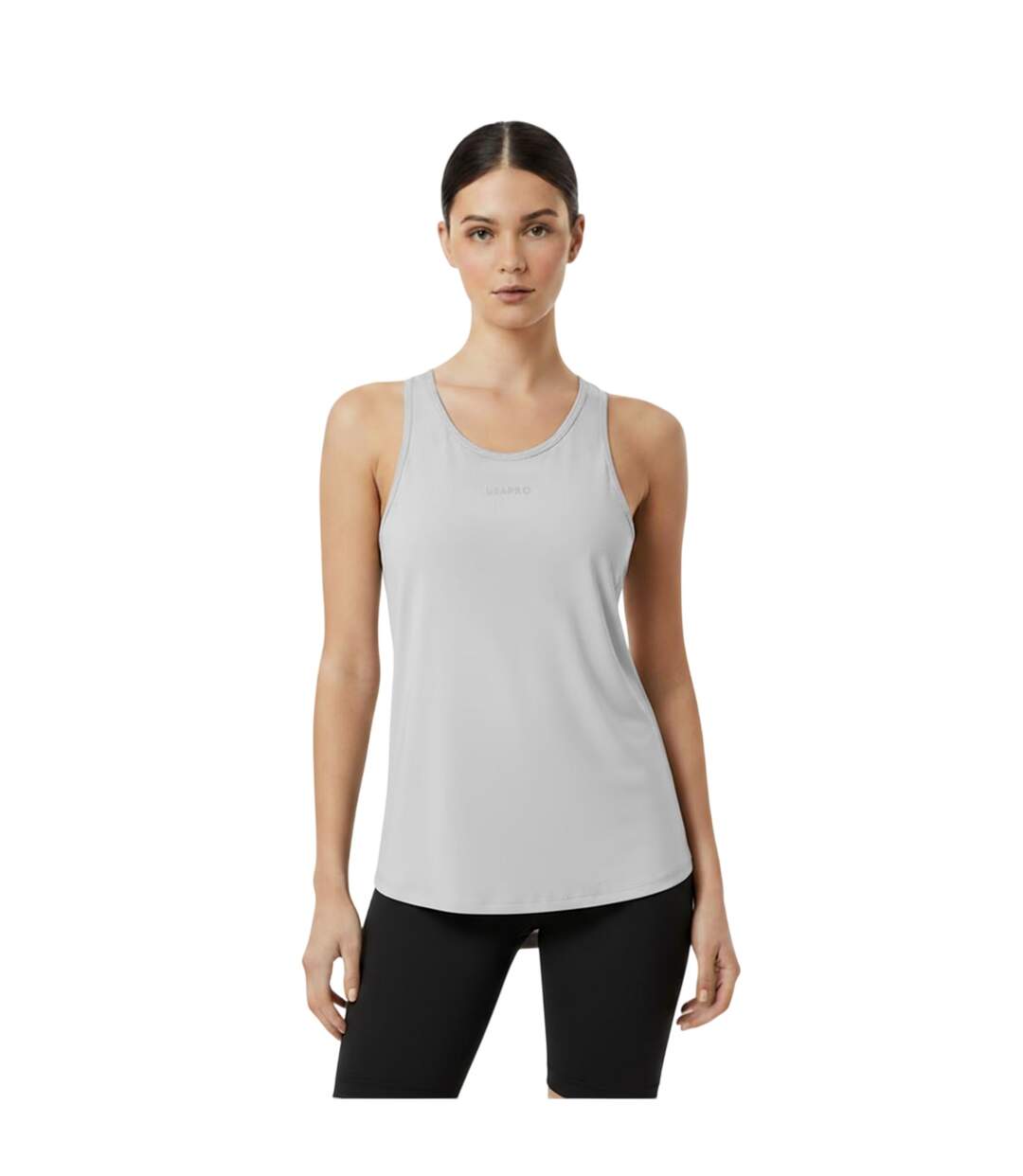 Débardeur Femme Gris Chiné USA-4