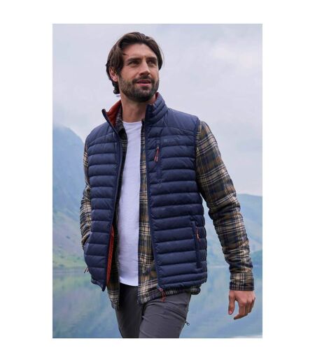 Mens henry ii extreme padded gilet navy Mountain Warehouse