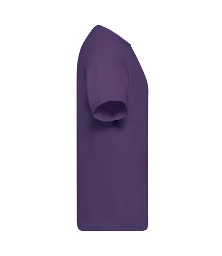 Mens Original T-shirt Purple Fruit Of The Loom