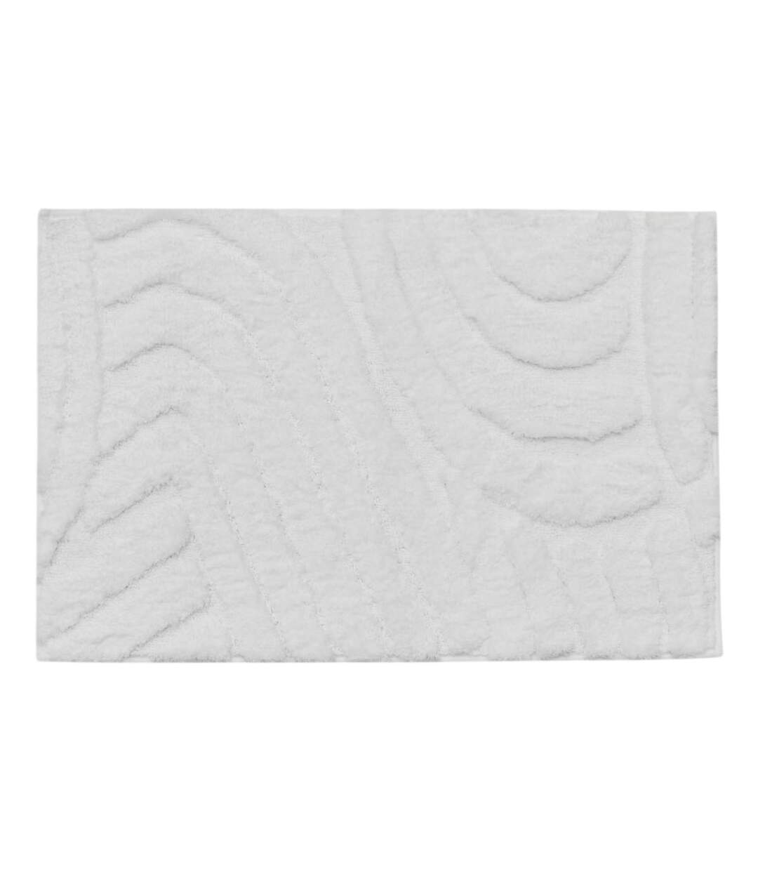 Tapis de Bain Design Cloudy 50x75cm Blanc-1