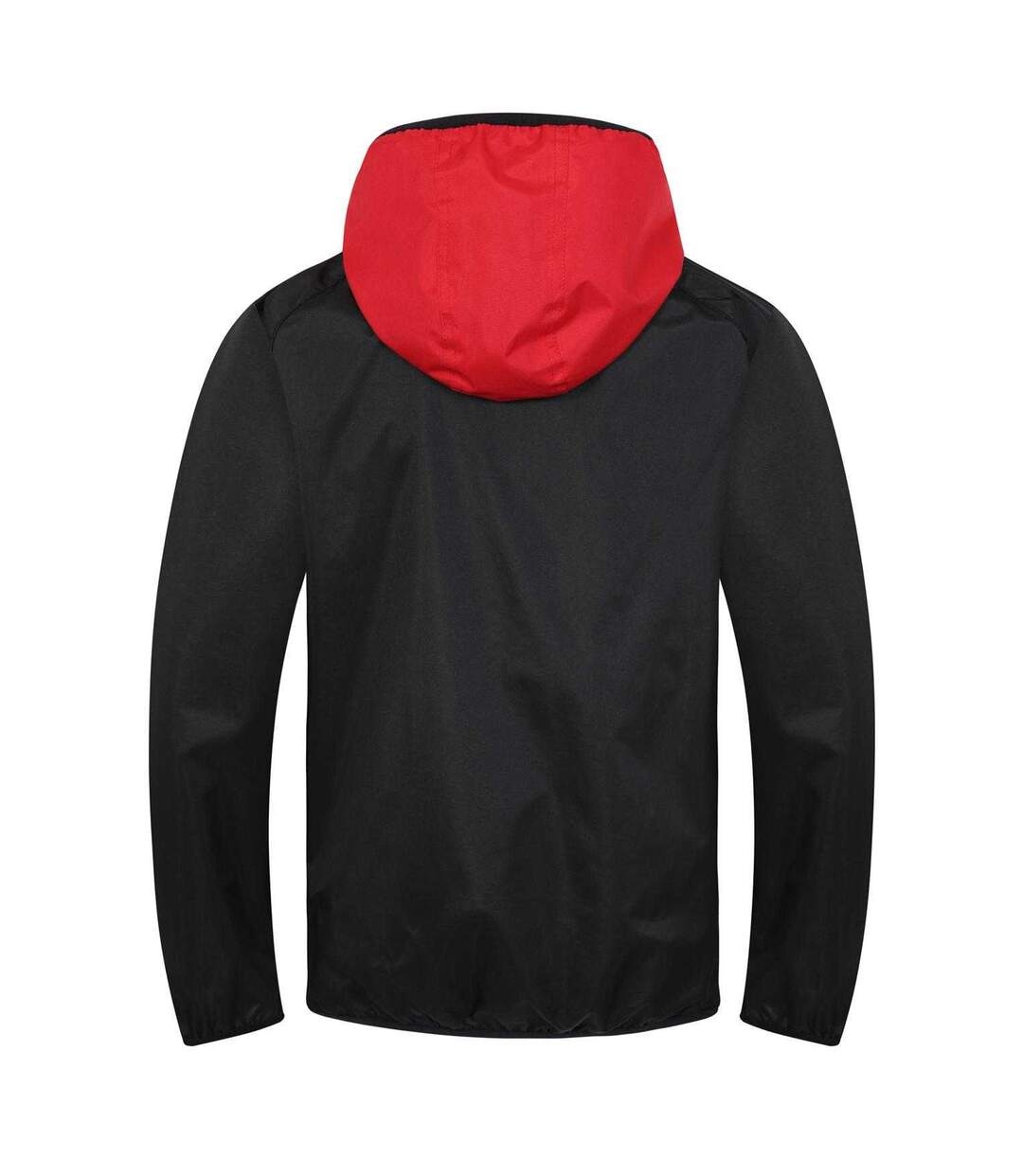 Mens Crest Raglan Windbreaker Black Red Wales Cymru-2