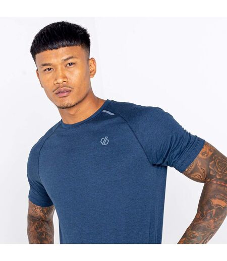 T-shirt Motif/style Chiné Persist Homme Rouille Dare 2B