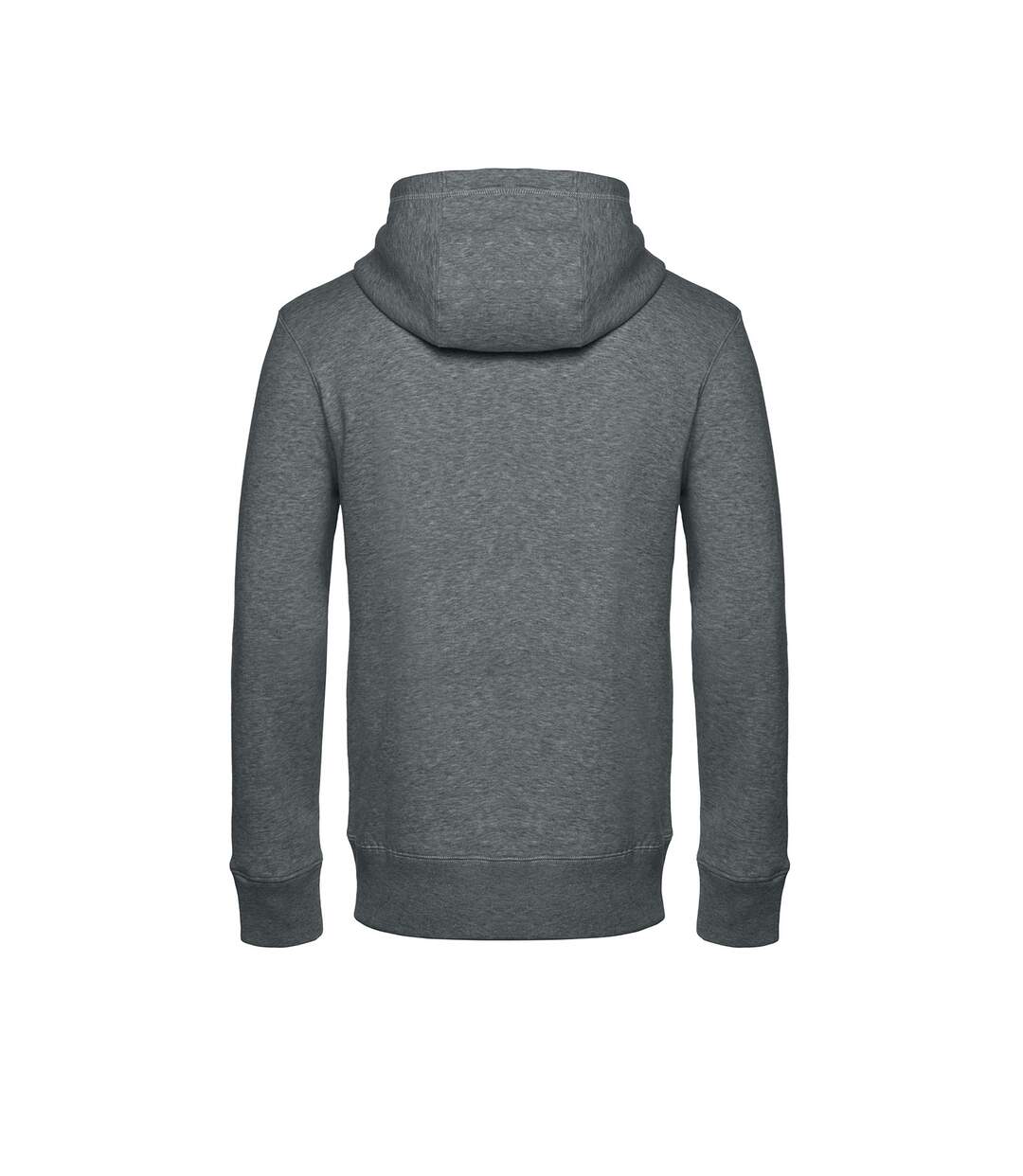 Veste à capuche king homme gris foncé chiné B&C