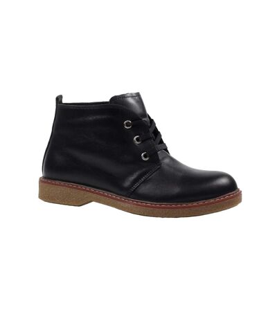 Bottines claire femme noir Lunar