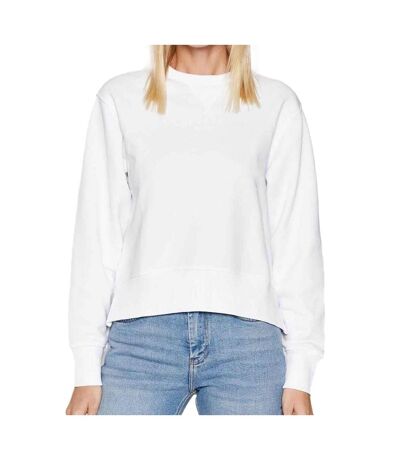 Sweat Blanc Femme Guess - M