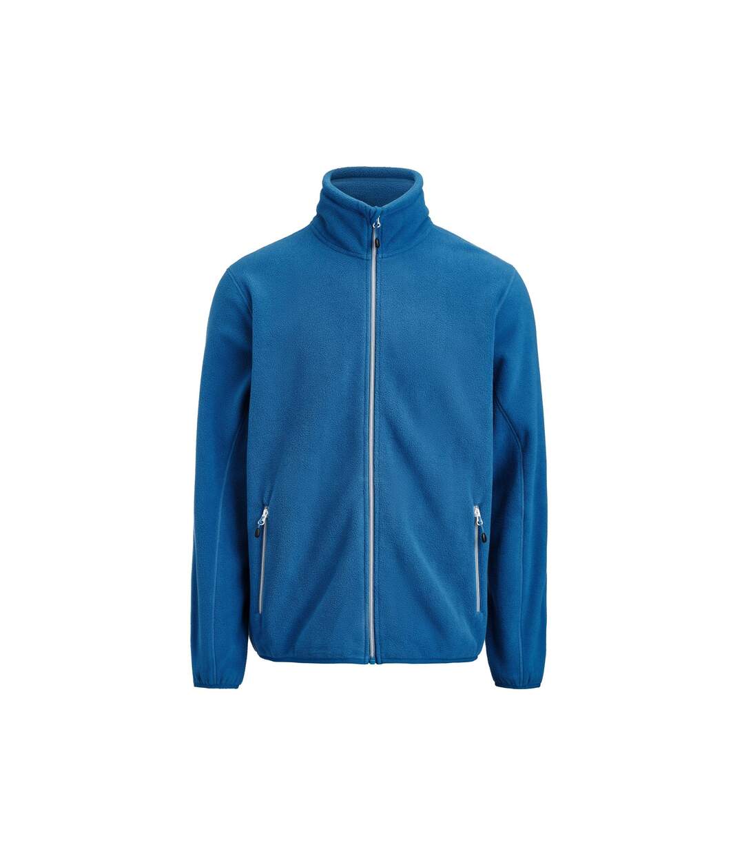 Mens Rocket Full Zip Fleece Jacket Bright Blue Printer-2