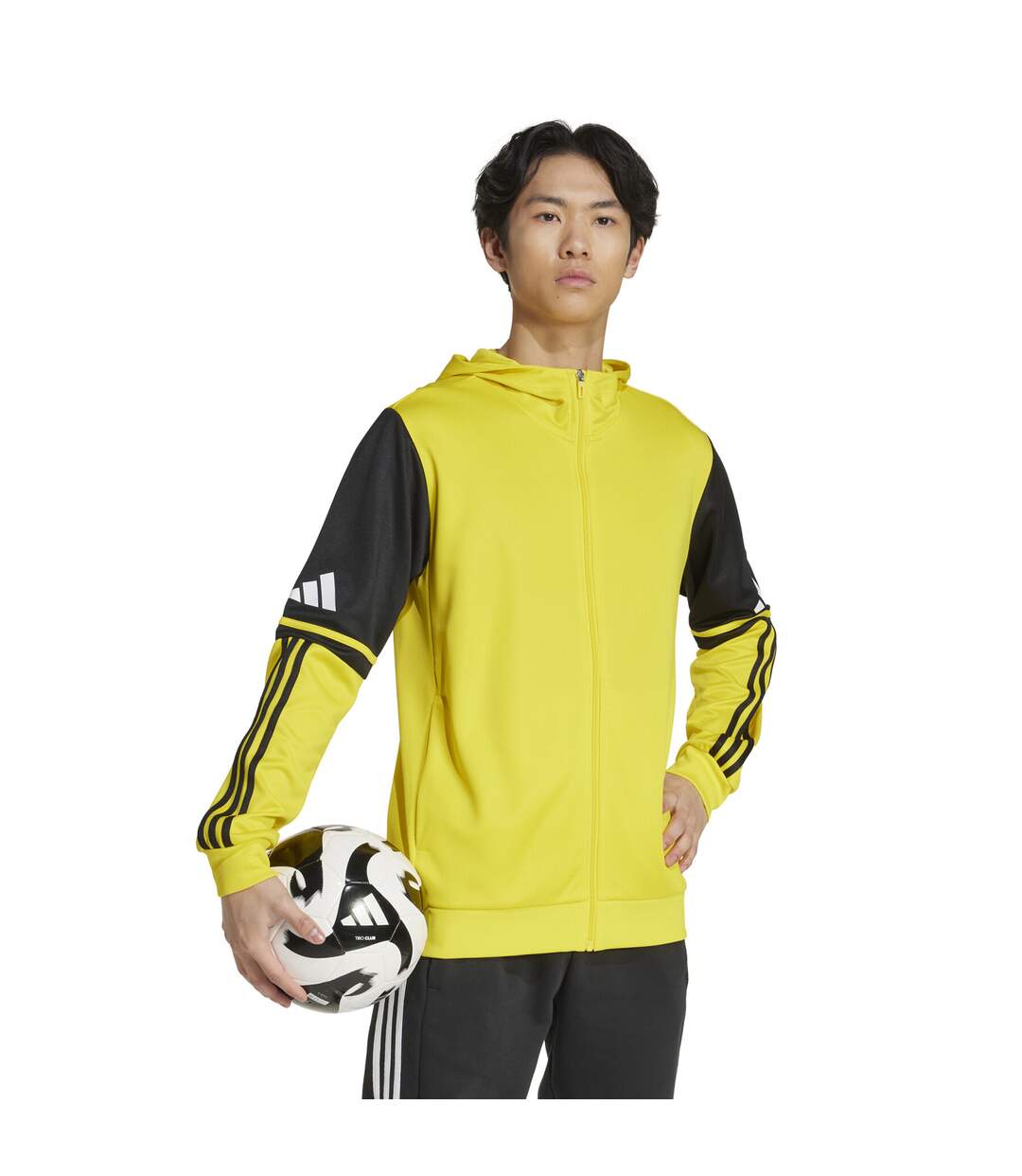Veste Entraînement Squadra Homme Jaune Noir Adidas-1