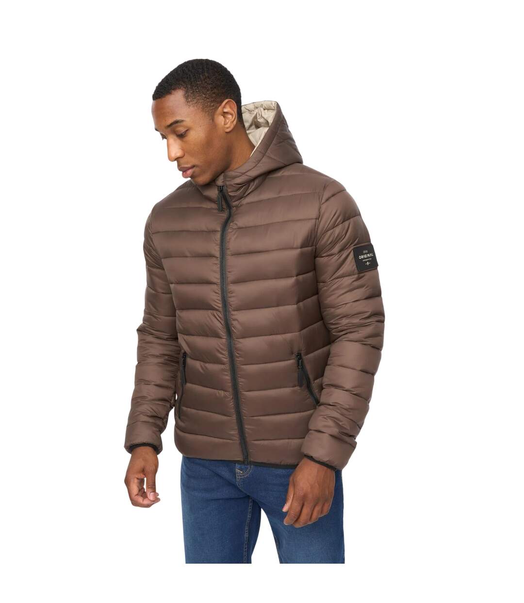 Veste Gattering Mve Homme Marron Crosshatch-4