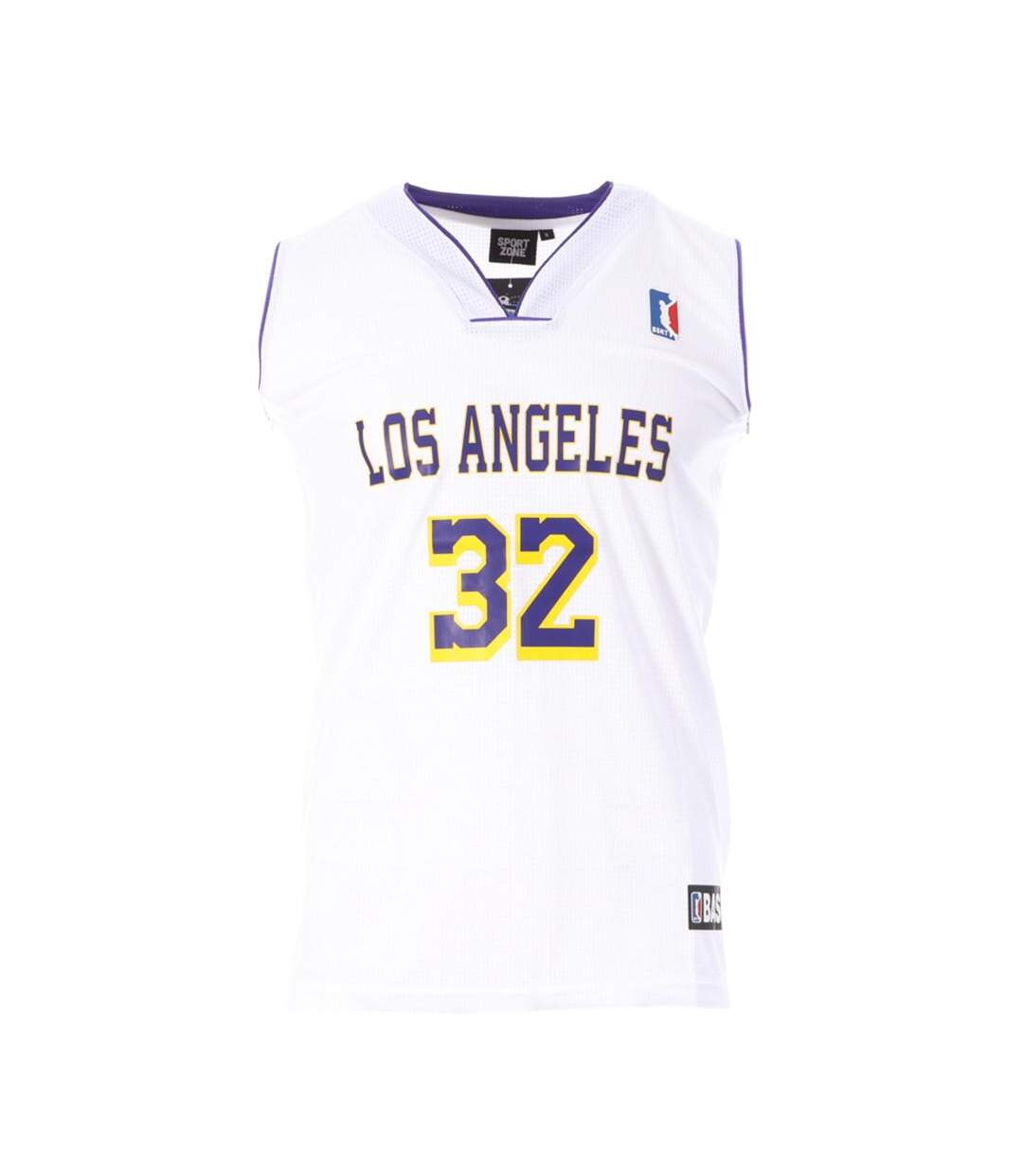 Los Angeles 32 Maillot de basket Blanc Homme Sport Zone - L