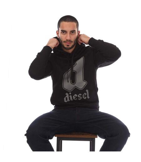 Sweat À Capuche S-ginnout 13-a Homme Noir Diesel