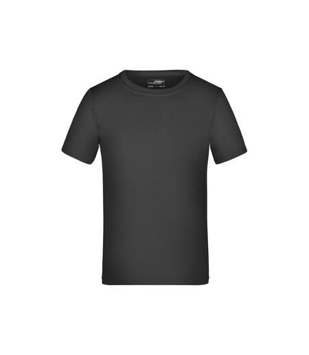 T-shirt active enfant noir James and Nicholson