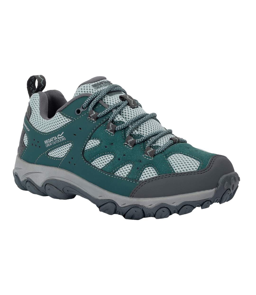 Chaussures De Marche Edgepoint Femme Vert Sombre Vert Regatta-1